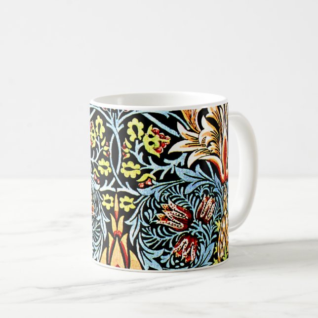 Taza De Café Snakeshead, a William Morris design (Anverso derecho)
