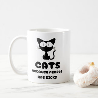 Taza De Café Snarky Cat Coffee Cup - Funny Introvert