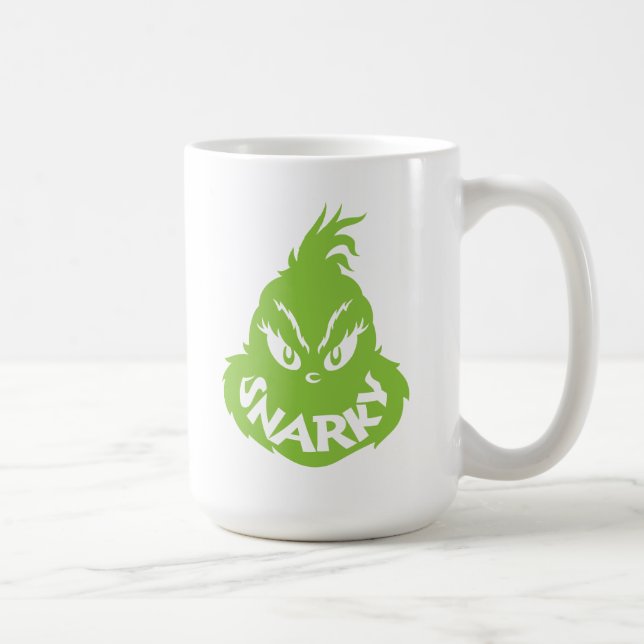 Taza De Café Snarky Grinch | Cara Snarky Grinch (Derecha)