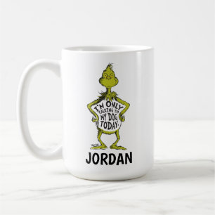 Taza De Café Snarky Grinch   Solo estoy hablando con mi Persona