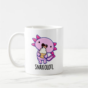 Taza De Café Snaxolotl Funny Axolotl Pun
