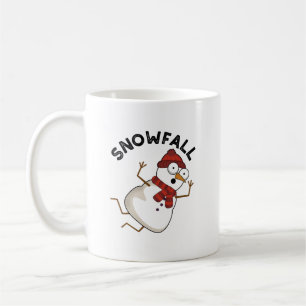Taza De Café Snfall Funny Snow Pun