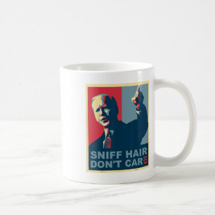 Taza De Café Sniff Hair Don#39;t Care Anti Joe Biden Meme Vode