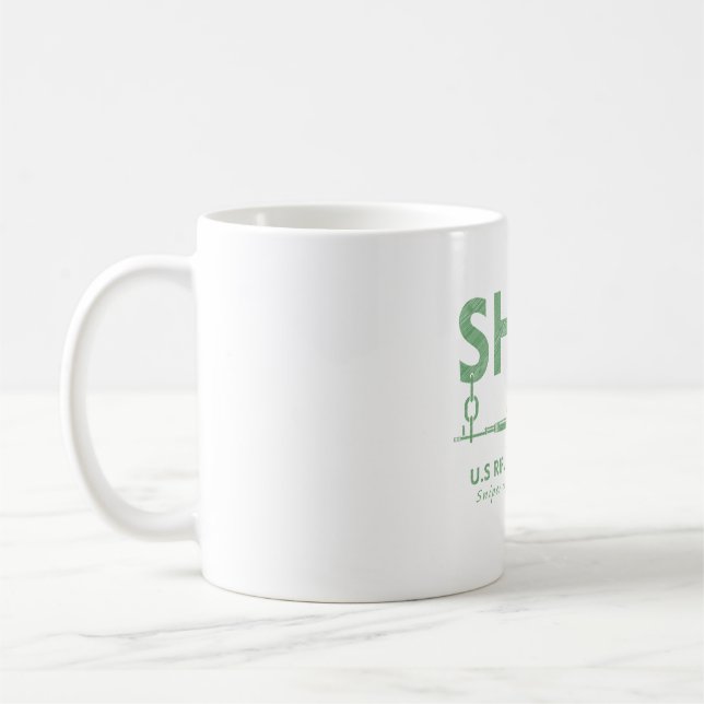 Taza De Café Sniper Rifle 7.62 M82 Military Force (Izquierda)