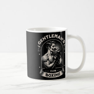 Taza De Café #snirt Club de Boxeo Gentilhombre Retro Con Motivo