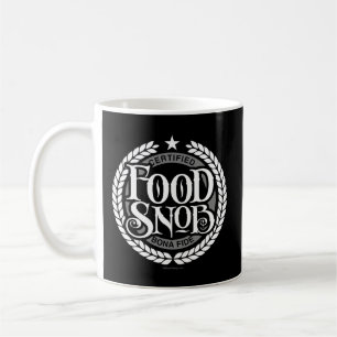 Taza De Café Snob de comida - amante de la comida divertida