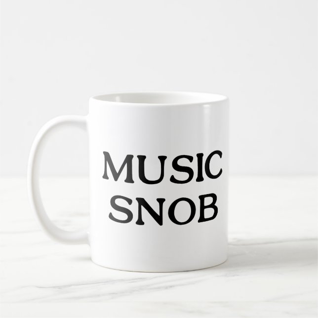 Taza De Café Snob de la música (Izquierda)