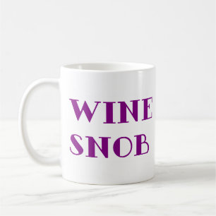 Taza De Café Snob de vino