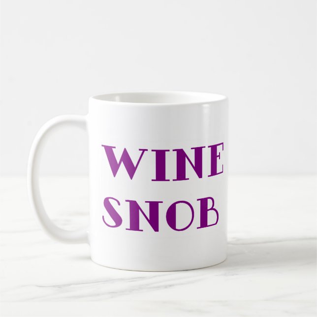 Taza De Café Snob de vino (Izquierda)