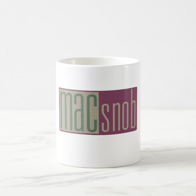 Taza De Café snob del mac (Centro)