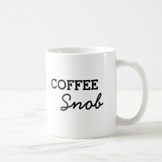Taza De Café Snob simple del café