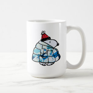 Taza de café Snoopy Winter Gem Puffer Jacket