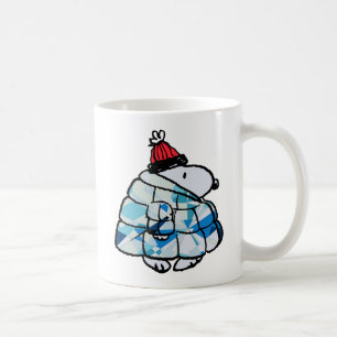 Taza de café Snoopy Winter Gem Puffer Jacket