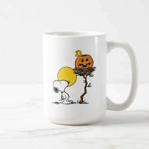 Taza De Café Snoopy & Woodstock Nest con Jack O' Lantern
