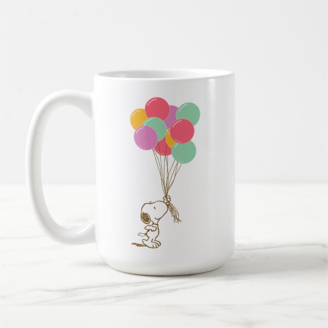 Taza De Café Snoopy y los globos (Izquierda)
