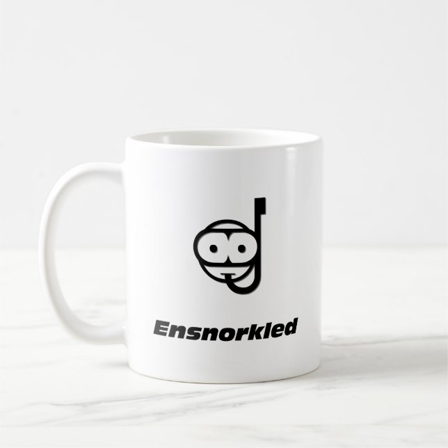 Taza De Café Snorkel Ensnorkled (Izquierda)