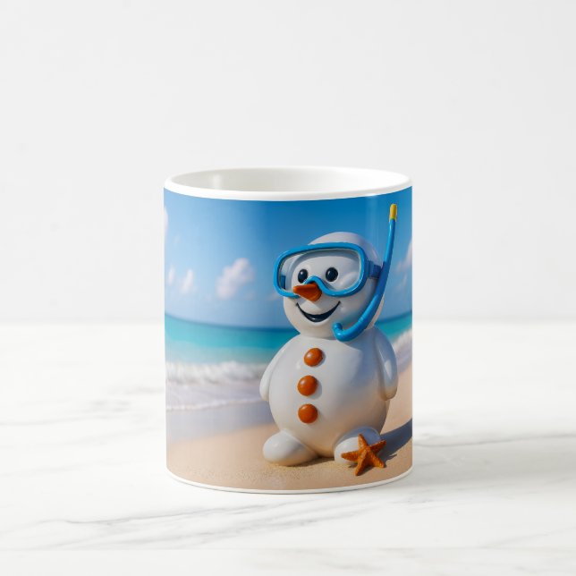 Taza De Café Snorkel Snowman (Centro)