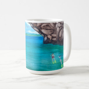 Taza De Café Snorkeling en el paraíso