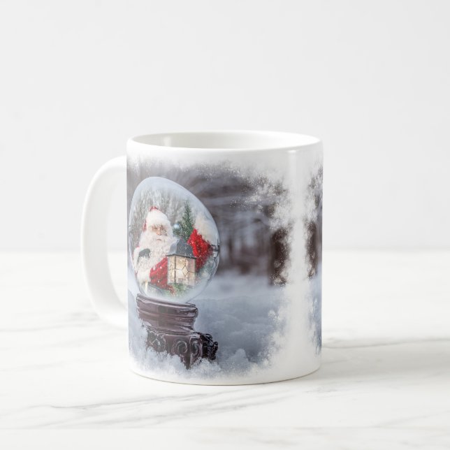 Taza De Café Snow Globe Template (Anverso izquierdo)