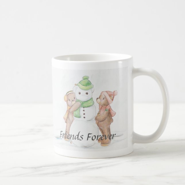 Taza De Café Snow Teddy Mug (Derecha)