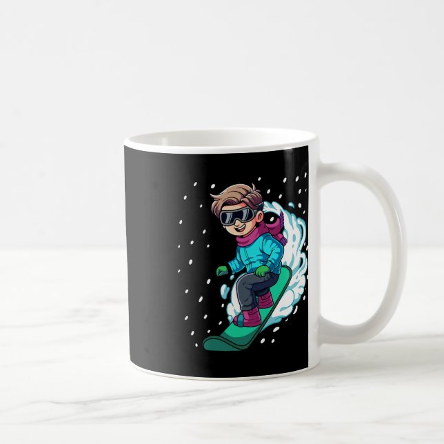 Taza De Café Snowboard 8 (Derecha)