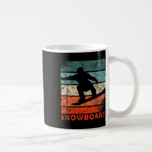 Taza De Café Snowboard Air On Powder Day Snowboard Vintage
