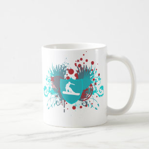 Taza De Café snowboard de alta fidelidad