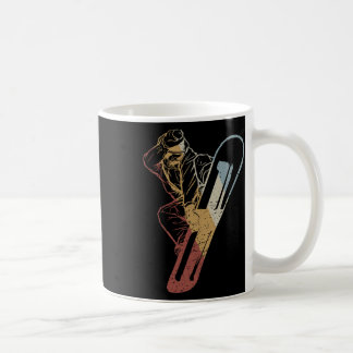 Taza De Café Snowboard estilo retro vintage
