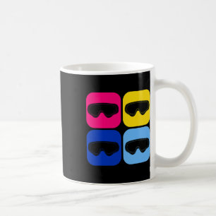 Taza De Café Snowboard Goggles Snowboard Snowboarder