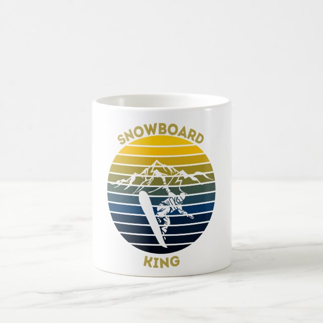 Taza De Café Snowboard King (Centro)