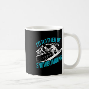 Taza De Café Snowboard Lover Humor Design Funny Snowboard