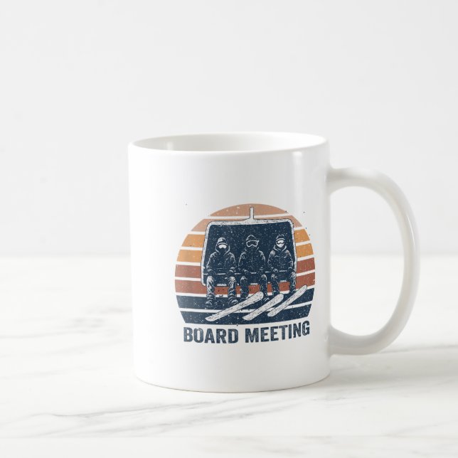 Taza De Café Snowboard Meeting Snowboarding Vacation Skiing  (Derecha)