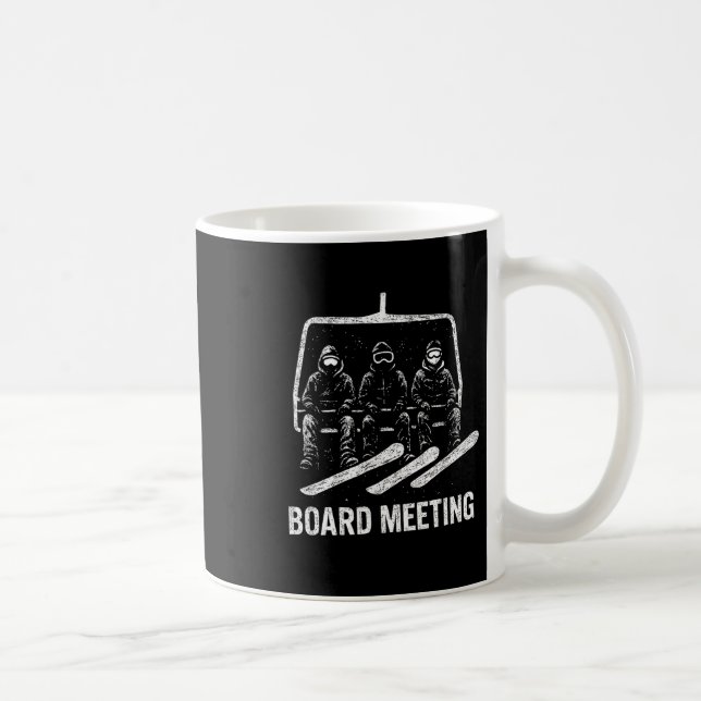 Taza De Café Snowboard Meeting Snowboarding Vacation Skiing  (Derecha)