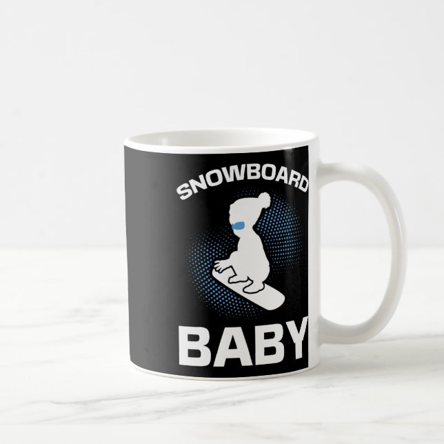 Taza De Café Snowboard Snowboard Ba (Derecha)