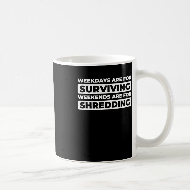 Taza De Café Snowboard Snowboard Deportes de invierno - Snowboa (Derecha)
