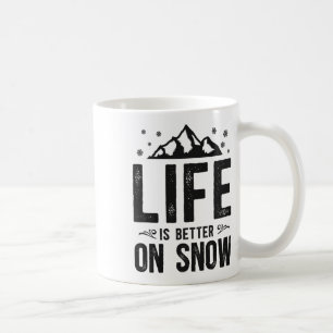Taza De Café Snowboard Snowboard Esquí de montaña