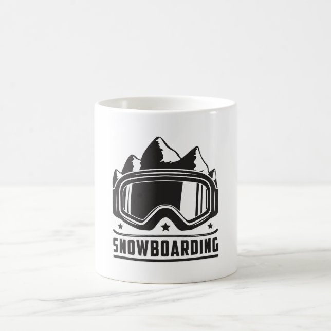 Taza De Café Snowboard Snowboard Snowboard Snowboard Snowboard  (Centro)
