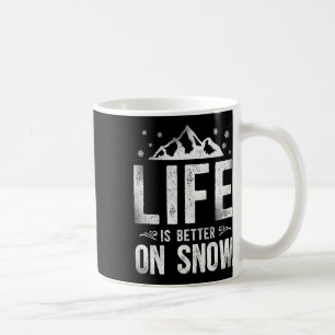 Taza De Café Snowboard Snowboard Vintage Mountain Ski