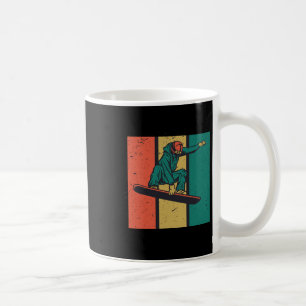Taza De Café Snowboard Tintage Snowboard Para Deportes De Invie