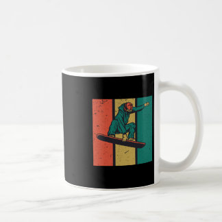Taza De Café Snowboard Tintage Snowboard Para Deportes De Invie