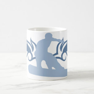 Taza De Café snowboard tribal