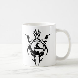 Taza De Café snowboard tribal
