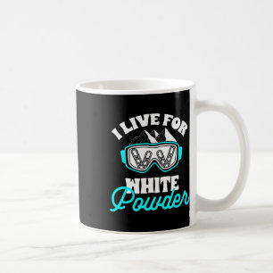 Taza De Café Snowboard Vivo Para El Gog De Snowboard En Polvo B