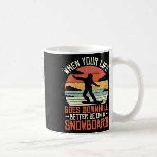 Taza De Café Snowboard Winter Deportes Ski Slope Gear Snowboar