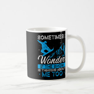 Taza De Café Snowboard Winter Sports Ski Slope Skip Snowbao