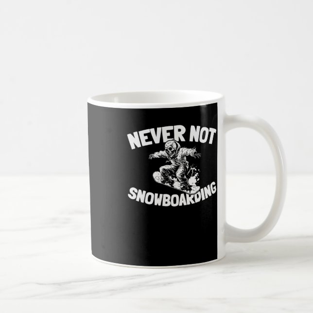 Taza De Café Snowboard Winter Sports - Snowboard Snowboard Snow (Derecha)