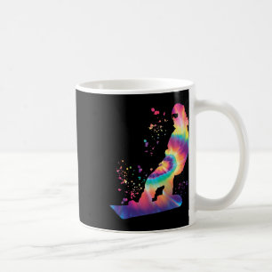 Taza De Café Snowboarder Colorful Snowboard 40