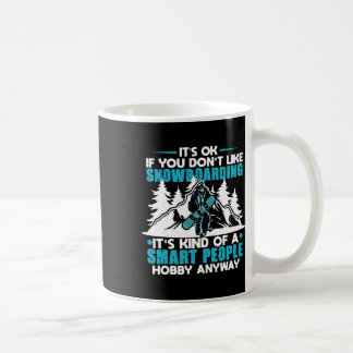 Taza De Café Snowboarding Deportes Divertido Riendo en Snowboar