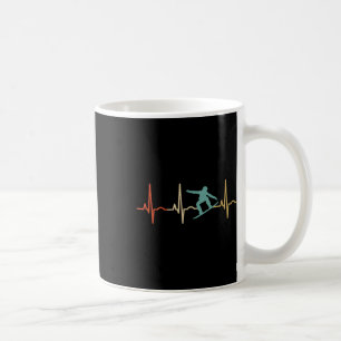 Taza De Café Snowboarding Heartbeat Snowboard Funny Snowboardin
