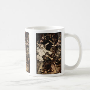 Taza De Café Snowdrop y los enanos